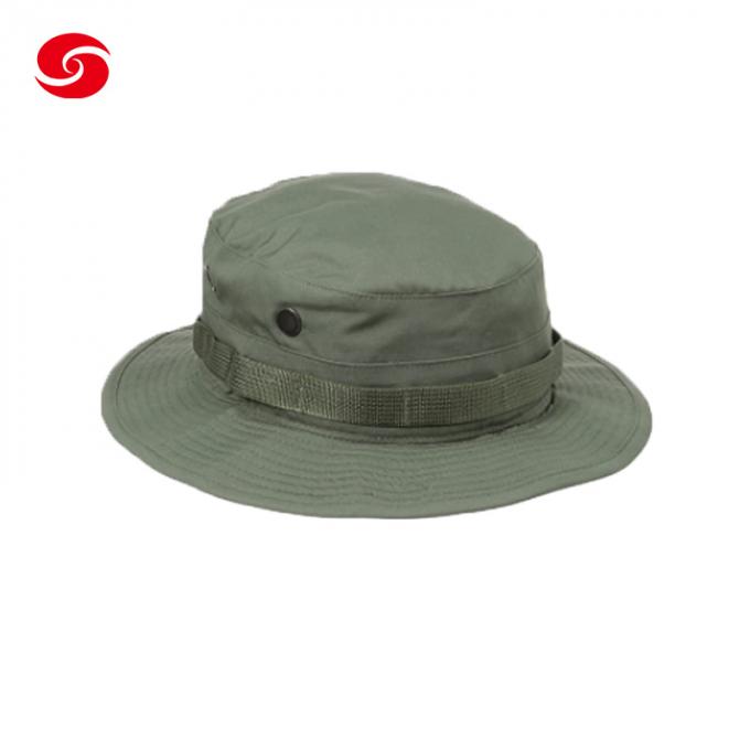 Sombrero táctico militar del cubo de los sombreros militares baratos de Olive Green Hats Fishing Boonie