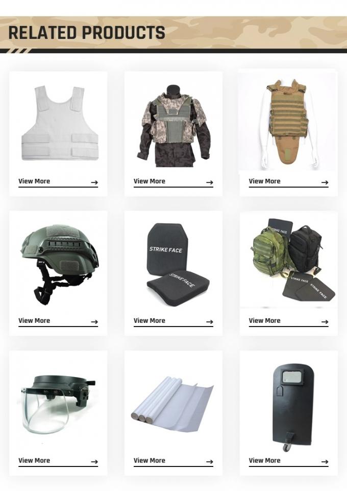 Nij Iiia encubrimos el cuerpo Armor Army Bulletproof Vest de la prueba de la bala