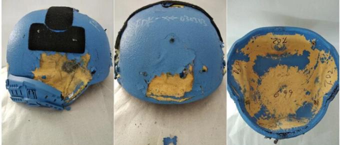 Un Blue Helmet Pasgt Type Level Iiia Bullet Proof Army Ballistic Helmet