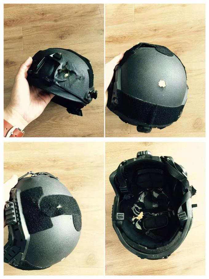 De color caqui nosotros casco de la prueba de la bala del ejército de Nij Iiia PE Aramid/casco a prueba de balas táctico militar de Mich de la policía