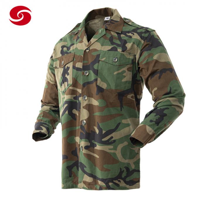 African Military Soldier Woodland Camouflage Uniform for Man
