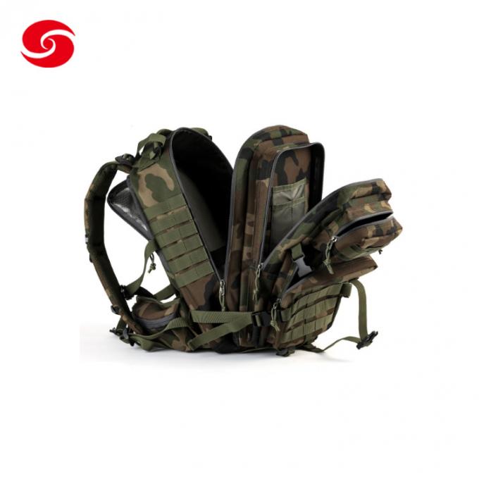45L que emigra la mochila táctica militar del camuflaje del nilón del poliéster de Molle Cambat del ejército que acampa