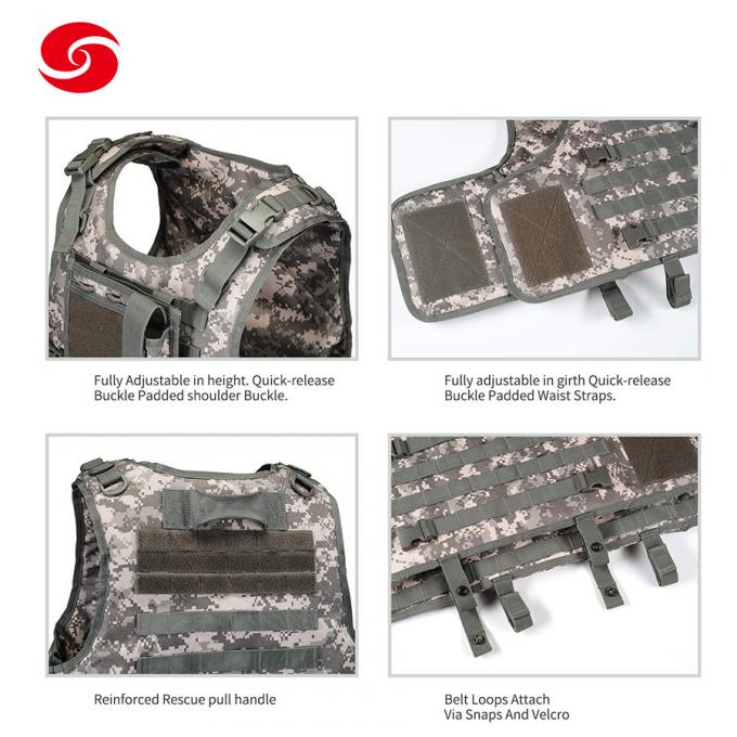 Las bolsas de Molle camuflan la búsqueda de los engranajes militares del ejército del chaleco del combate
