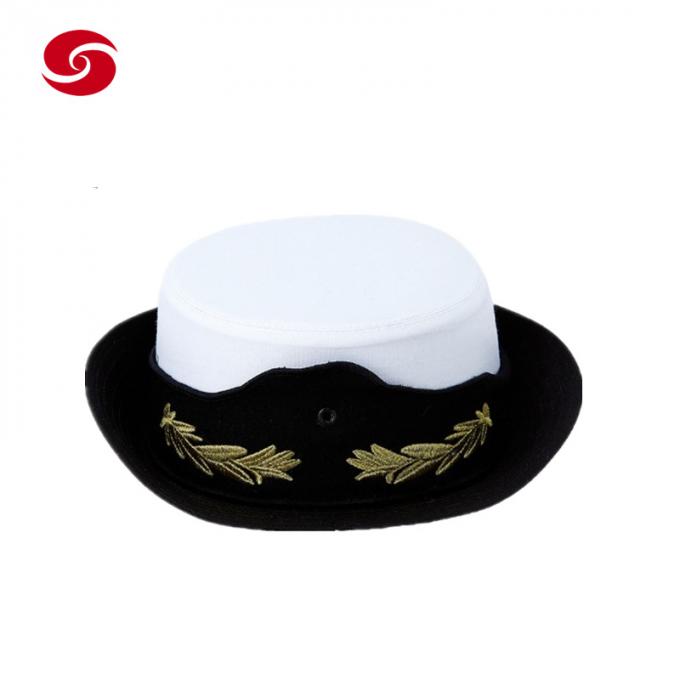 Oficial de policía de sexo femenino modificado para requisitos particulares de Hat Hot Sale del oficial del ejército Cap